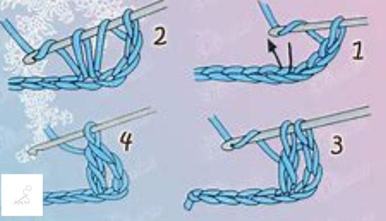 How to make a men's crochet keffiyeh طريقة عمل كوفية crochet رجالى