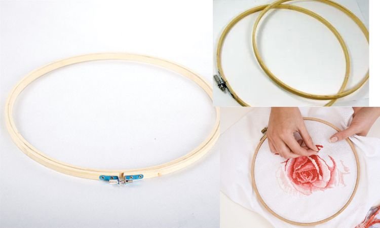 الطوق او طارة التطريز Ring or embroidery hoop