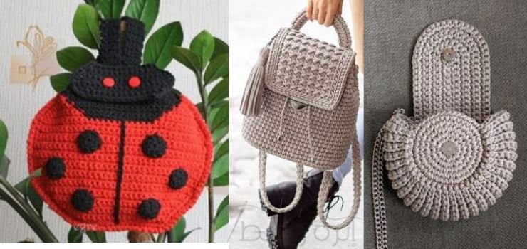 Pictures of beautiful amigurumi woolen bags